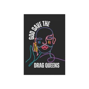 Support Your Queens Drag Queen Garden Banner LBGT Garden Flag Political Garden Gay Rights Banner Home Decor