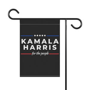 For the People Kamala Harris Garden Flag Anti Trump Garden Banner Madam President Vote Blue Kamala for President Democrat Political Flag