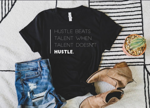 Hustle beats talent when talent does not hustle