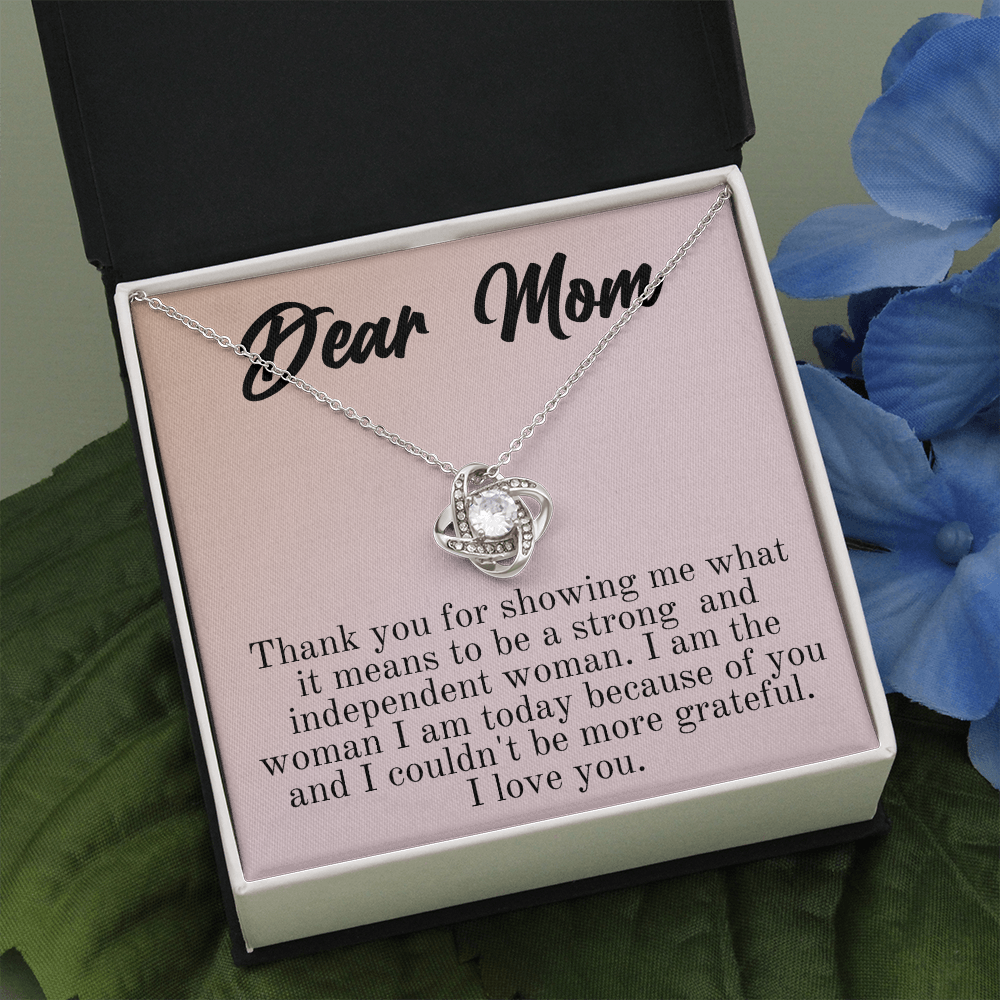 Strong Mom Appreciation Necklace