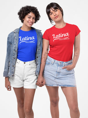 Proud and Educated Latina Shirt, Latina Feminist Women's Tee, Mexican Pride, Borica shirt, Latina Power T-Shirt, Latina Gift for Her