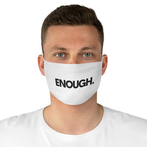 Black Lives Matter Face Mask BLM Reusable Fabric Cloth Face Mask Enough is Enough Ally Activism Protest Lightweight