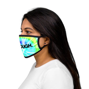 Black Lives Matter Tie Dye Mask Enough is Enough BLM Lightweight Mask Reusable Fabric Face Mask Protest Equality Social Justice Lightweight