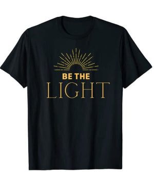 Be the Light Tshirt Lightworker shirt spiritual shirt new age tshirts mystical shirt reiki master shirt meditation t-shirt