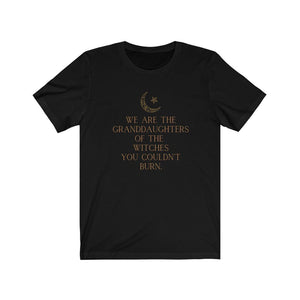 We Are the Granddaughters of the Witches You Could Not Burn Salem Witch Shirt Not Every Witch Lives in Salem Mystical Tshirt Mystic Shirt