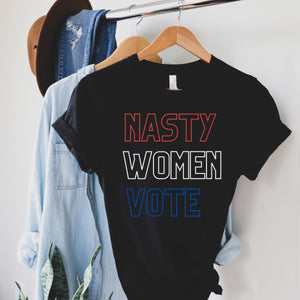 Nasty Woman Shirt Feminist AF Shirt Anti Trump Shirt Nasty Women Vote Joe Biden Harris 2020 Shirt , Feminist Gift for her