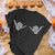 Skeleton Shirt Halloween Shirt Funny Fall Shirt Skeleton Print Skeleton Hands Boob Shirt Shaka Shirt Trick or Treat Shirt Skeleton Costume
