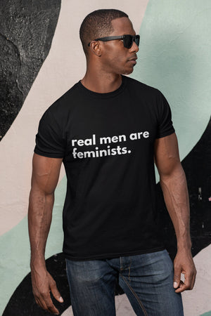 Male Feminist t shirts for men Real men are feminists Shirt for Him Womens rights Feminism gift womens march