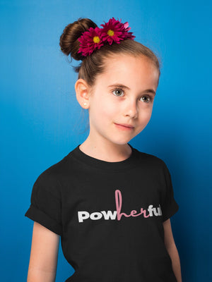 Girl Power Shirt for little girls Kids Powerful Girls Shirt for Toddler Girls Youth Tee Feminist Shirt GRL PWR tee