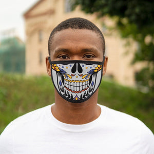 Dia de los muertos face mask skeleton sugar skull face mask halloween face mask lightweight reusable washable mask