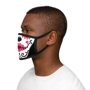 Sugar skull face mask Dia de los muertos face mask skeleton halloween face mask lightweight reusable washable mask