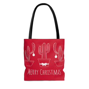 Cactus Christmas Tote Bag Cactus Plants Bag, Crazy Plant Lady Tote Bag Not a Hugger, Cactus Tree Succulent Bag Cant Touch This Tote