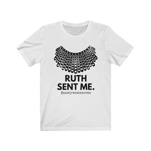 RBG Dissent Collar Shirt Notorious RBG Shirt Ruth Sent Me Ruth Bader Ginsburg Shirt Nasty Woman Vote 2020 Shirt Anti Trump Biden Harris Tee