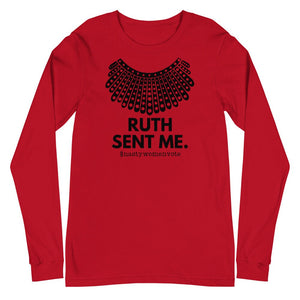 RBG shirt long sleeve RBG dissent collar shirt Notorious RBG Ruth Bader Ginsburg Nasty Woman Vote Shirt Anti Trump Biden Harris Long Sleeve
