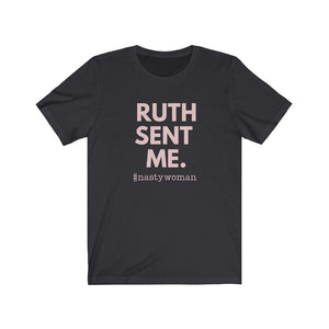 Ruth Bader Ginsburg Shirt Women RBG Shirt Ruth Sent Me Nasty Woman Vote 2020 Shirt Anti Trump Biden Harris Democrat Tee Plus