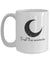 Trust the universe faith coffee mug spiritual gift celestial moon mug witchy mug mystic mug coffee cup