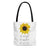 Sunflower Tote Bag Cute Large Sunflower Purse Tote Wildflower Reusable Tote Purse Grocery Bag