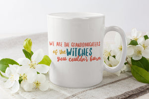 We are the granddaughters halloween mug salem witch mug coffee cup
