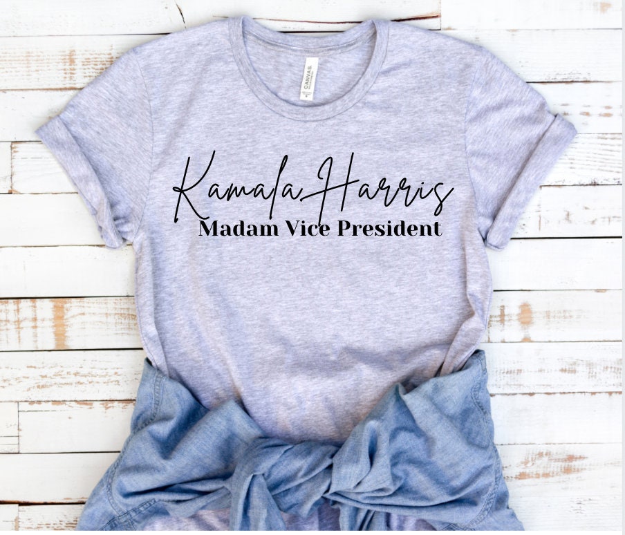 Madam Vice President Kamala Harris Shirt VP Harris Presidential Election Shirt Democrat tshirt Biden Harris shirt election 2020 plus avail