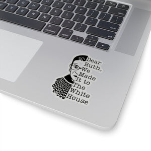 RBG Sticker Ruth Bader Ginsburg Notorious RBG Sticker Decal Nasty Woman Laptop Sticker Feminist Sticker Feminism Gift Kiss Cut