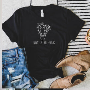 I'm not a hugger cactus shirts for women aesthetic botanical shirt can't touch this cactus plant lady shirt cactus print shirt plus avail