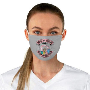 Feminist Face Mask Feminist gift Respect My existence or expect my resistance Women's march mask equality women's right reusable mask