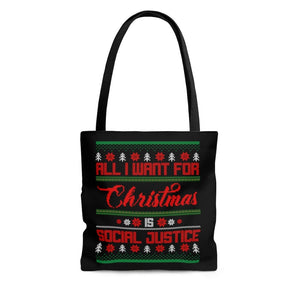 Christmas tote bags Social justice gifts for social justice warriors black lives matter tote bag christmas gifts for activists