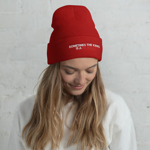 Feminist Beanie Embroidered Feminist Hat Female Empowerment Gift Girl Power Hat Boss Babe Sometimes the King is a Woman Empowerment Hat