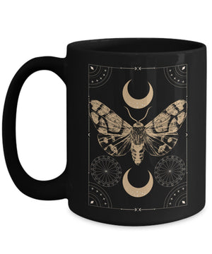 Mystical mug witchy aesthetic mug mystical moon mug spiritual mug boho mug tarot indie fashion coffee mug celestial moon  stars bag