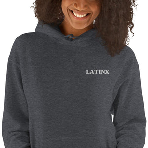 Latinx Embroidered Hoodie Latino Heritage Hispanic Heritage Latina AF Latino Pride Afro Latino Embroidery minimalist hoodie