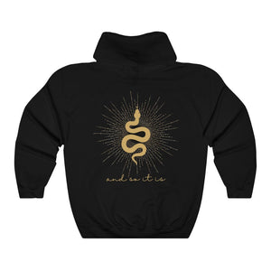 Witchy Clothes Manifest That Shit Trendy Hoodie Mystical Shirt Trendy Hoodies Celestial Snake Shirt Aesthetic Clothes Occult Spiritual Shirt