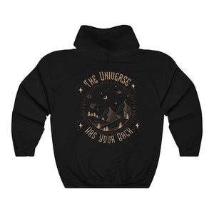 Witchy Clothing Witchy Clothes Spiritual Shirt Mystical Hoodie Celestial Shirt The Universe Has Your Back Occult Sweater Alt Clothing Hoodie