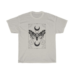Witchy Clothing Tarot Shirt Mystical Butterfly Shirt Aesthetic Moth Shirt Mystical Moon Shirt Spiritual shirt celestial moon and star tshirt