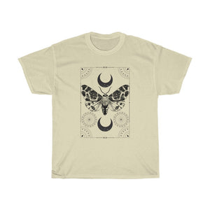 Witchy Clothing Tarot Shirt Mystical Butterfly Shirt Aesthetic Moth Shirt Mystical Moon Shirt Spiritual shirt celestial moon and star tshirt