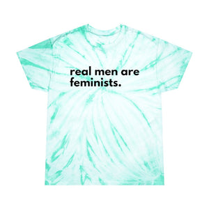 Feminist Shirt Tie Dye Shirt Real men are feminists Social Justice Shirt Tye Dye Shirt Womens rights Women Empowerment Shirt Feminism Gift