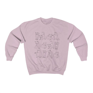 Cat Sweater Cat Sweatshirt Cat Shirt Lucky Cat Mom Cottagecore Shirts Cat Lover Gift 90s aesthetic shirt Trendy Sweatshirt Aesthetic Sweater