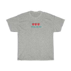 Strawberry Shirt Strawberry Print Mental Health Shirt Trendy Clothes Fruit Shirt Aesthetic Clothing Botanical Shirt Simple Shirt Retro Tee