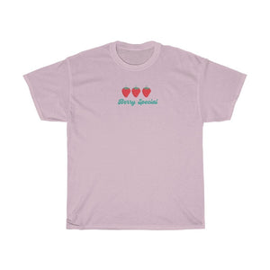Strawberry Shirt Strawberry Print Mental Health Shirt Trendy Clothes Fruit Shirt Aesthetic Clothing Botanical Shirt Simple Shirt Retro Tee