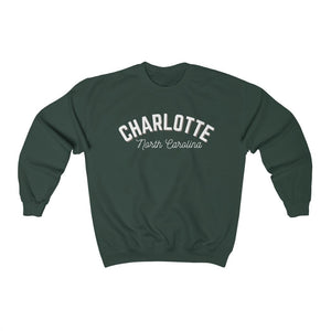 Charlotte NC Crew Neck Sweatshirt North Carolina Shirt Charlotte Shirt Oversized Sweatshirt Trendy Sweatshirt State Shirt Charlotte Sweater