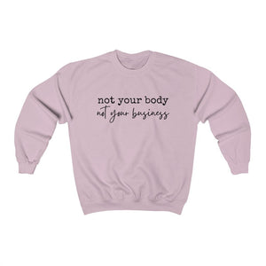 Feminist Sweatshirt Pro Choice Shirt My Body My Choice Feminist Sweatshirts Abortion Shirt Mind your own uterus Activist Shirt Protest Shirt
