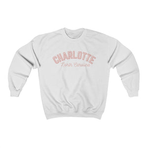 Charlotte NC Crew Neck Sweatshirt North Carolina Shirt Charlotte Shirt Oversized Sweatshirt Trendy Sweatshirt State Shirt