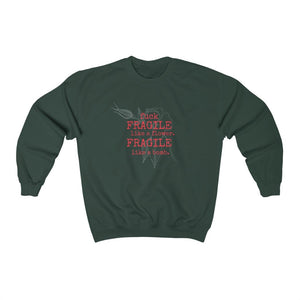 RBG Shirt Feminist Sweater Fragile like a bomb Feminist Sweatshirts Womens Rights Activist Shirt Botanical Shirt Feminist Sweatshirt GRL PWR