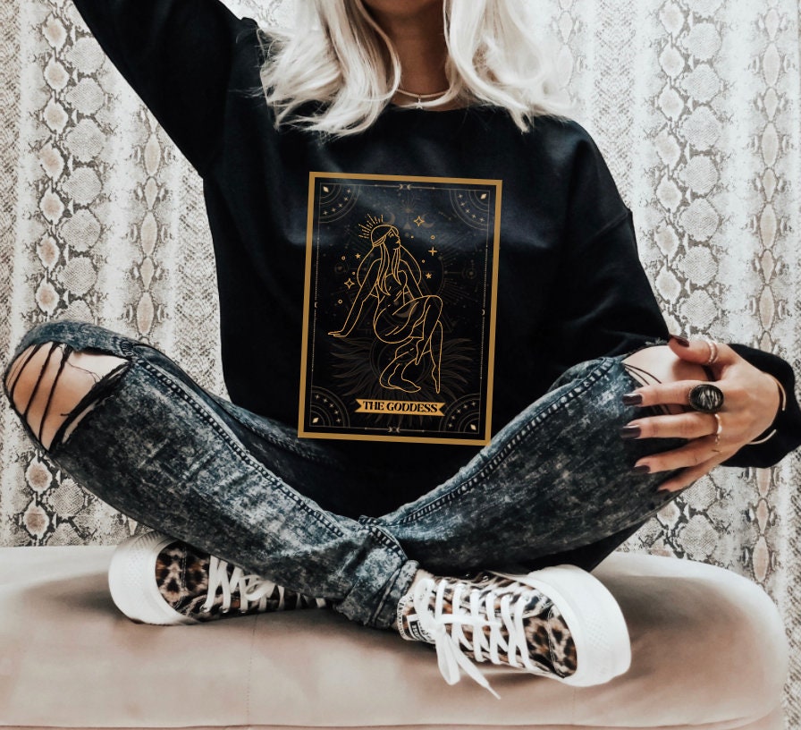 Goddess crewneck hotsell