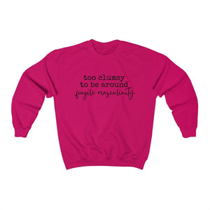 Feminist Sweater Fragile Masculinity Feminist Sweatshirt Feminist shirt Girl power smash the patriarchy feminist sweatshirts social justice