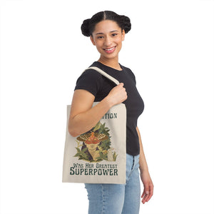 Her Intuition Was Her Greatest Superpower Mystical Tote Bag Feminist Tote Bag Ethereal Tote Spiritual Gifts Reusable Canvas Tote Bag