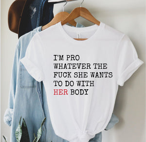 Pro Choice Shirt Reproductive Rights Abortion Ban Feminist Shirt, Feminism shirt, Womens Rights, Roe V Wade Shirt Protest Shirt Equality tee