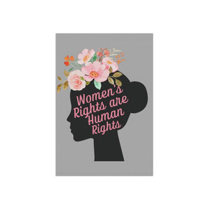 Womens Rights Are Human Rights Flag Pro Choice Garden Flag Feminist Flag My Body My Choice Flag Reproductive Rights Flag Garden Banner