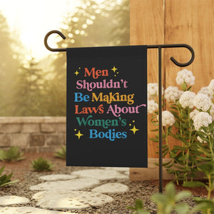 My Body My Choice Flag  Womens Rights Are Human Rights Flag Pro Choice Garden Flag Feminist Flag Reproductive Rights Flag Garden Banner