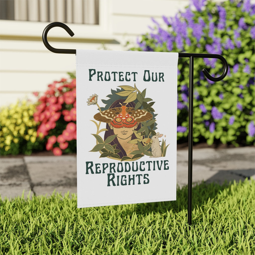 Reproductive Rights Flag Womens Rights Are Human Rights Flag Pro Choice Garden Flag Feminist Flag My Body My Choice Flag Garden Banner
