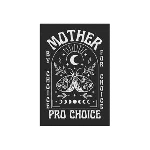 Mother by Choice For Choice Womens Rights Flag Pro Choice Garden Flag Feminist Flag My Body My Choice Flag Reproductive Rights Garden Banner